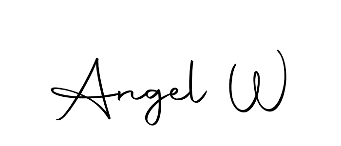 You can use this online signature creator to create a handwritten signature for the name Angel W. This is the best online autograph maker. Angel W signature style 10 images and pictures png