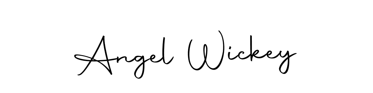 Make a beautiful signature design for name Angel Wickey. With this signature (Autography-DOLnW) style, you can create a handwritten signature for free. Angel Wickey signature style 10 images and pictures png