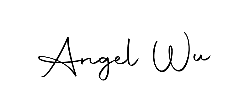 if you are searching for the best signature style for your name Angel Wu. so please give up your signature search. here we have designed multiple signature styles  using Autography-DOLnW. Angel Wu signature style 10 images and pictures png