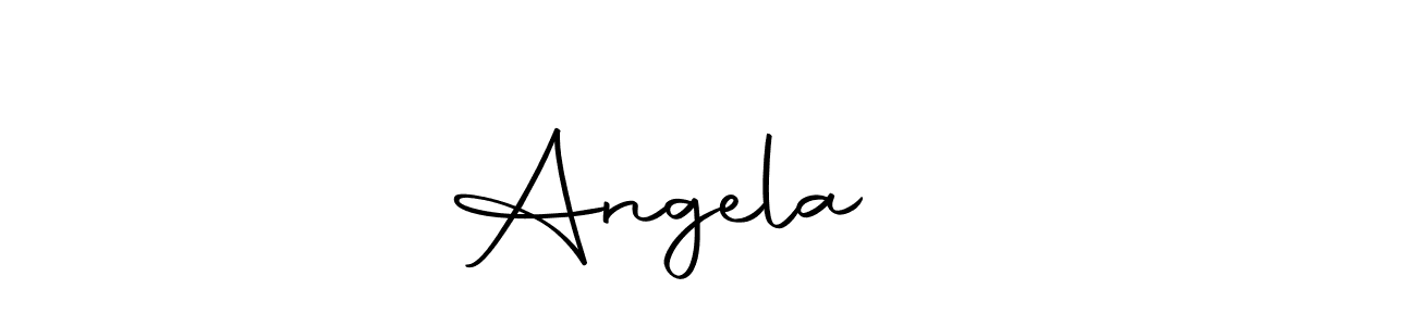 Create a beautiful signature design for name Angela ❤️. With this signature (Autography-DOLnW) fonts, you can make a handwritten signature for free. Angela ❤️ signature style 10 images and pictures png