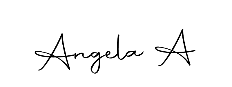 Create a beautiful signature design for name Angela A. With this signature (Autography-DOLnW) fonts, you can make a handwritten signature for free. Angela A signature style 10 images and pictures png