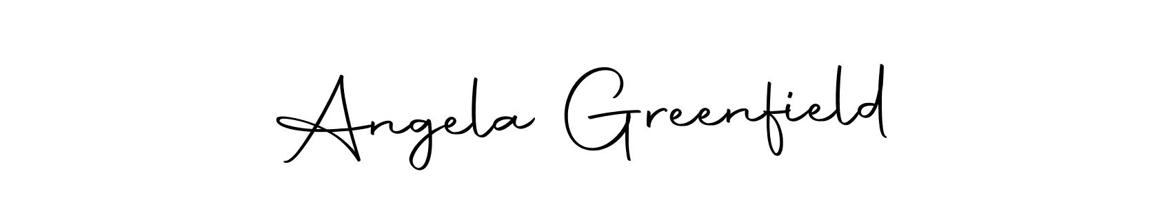 Make a short Angela Greenfield signature style. Manage your documents anywhere anytime using Autography-DOLnW. Create and add eSignatures, submit forms, share and send files easily. Angela Greenfield signature style 10 images and pictures png