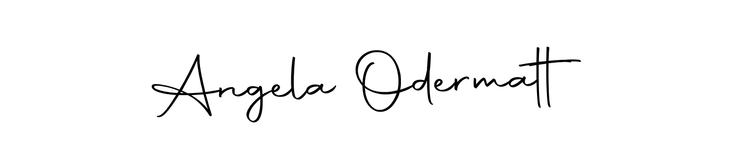 Make a short Angela Odermatt signature style. Manage your documents anywhere anytime using Autography-DOLnW. Create and add eSignatures, submit forms, share and send files easily. Angela Odermatt signature style 10 images and pictures png