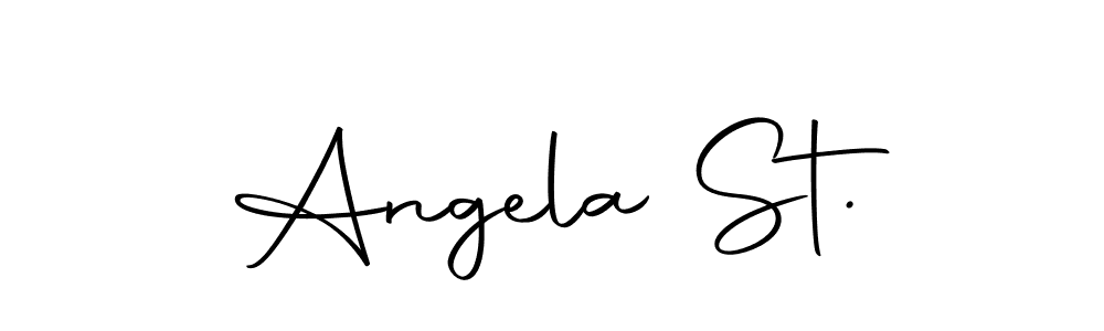 Autography-DOLnW is a professional signature style that is perfect for those who want to add a touch of class to their signature. It is also a great choice for those who want to make their signature more unique. Get Angela St. name to fancy signature for free. Angela St. signature style 10 images and pictures png