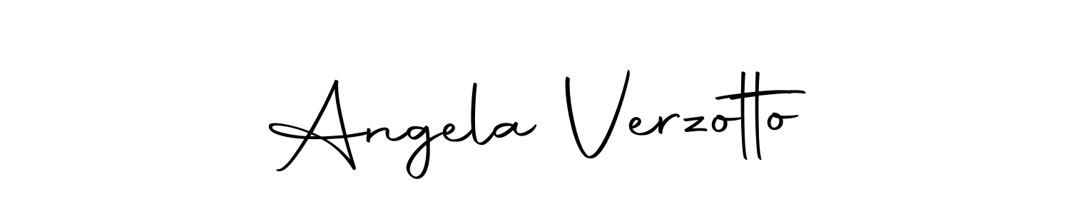 Angela Verzotto stylish signature style. Best Handwritten Sign (Autography-DOLnW) for my name. Handwritten Signature Collection Ideas for my name Angela Verzotto. Angela Verzotto signature style 10 images and pictures png