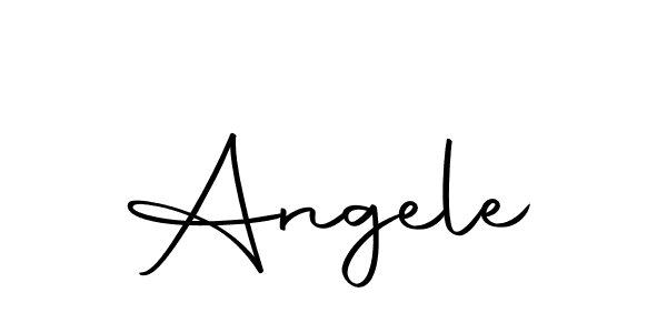 You should practise on your own different ways (Autography-DOLnW) to write your name (Angele) in signature. don't let someone else do it for you. Angele signature style 10 images and pictures png