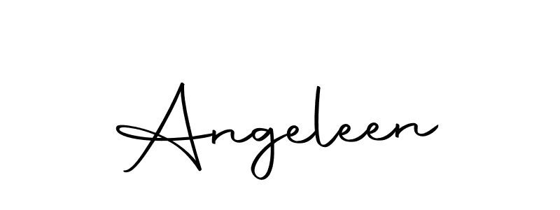 How to make Angeleen signature? Autography-DOLnW is a professional autograph style. Create handwritten signature for Angeleen name. Angeleen signature style 10 images and pictures png