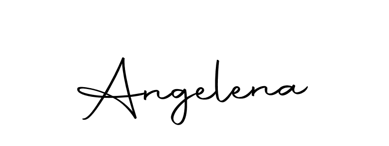 Create a beautiful signature design for name Angelena. With this signature (Autography-DOLnW) fonts, you can make a handwritten signature for free. Angelena signature style 10 images and pictures png