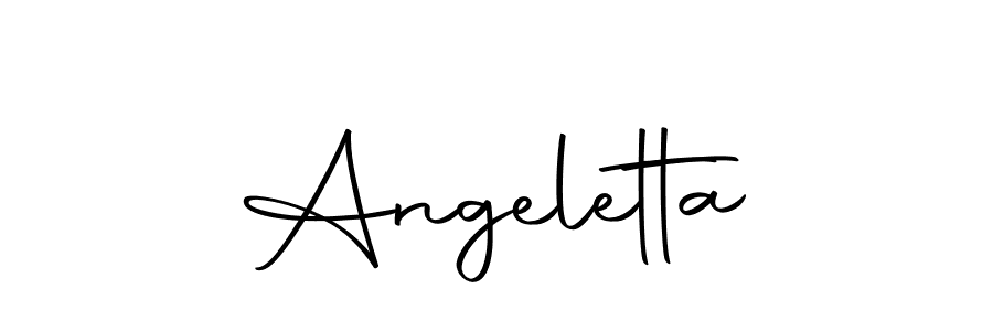 How to make Angeletta signature? Autography-DOLnW is a professional autograph style. Create handwritten signature for Angeletta name. Angeletta signature style 10 images and pictures png