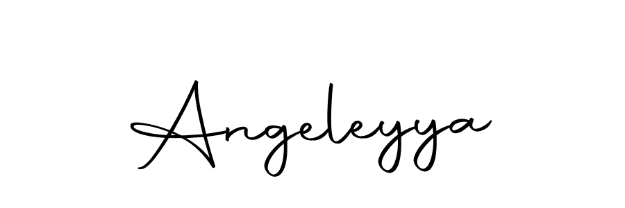 Create a beautiful signature design for name Angeleyya. With this signature (Autography-DOLnW) fonts, you can make a handwritten signature for free. Angeleyya signature style 10 images and pictures png