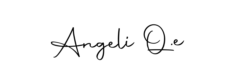 Also You can easily find your signature by using the search form. We will create Angeli Q.e name handwritten signature images for you free of cost using Autography-DOLnW sign style. Angeli Q.e signature style 10 images and pictures png