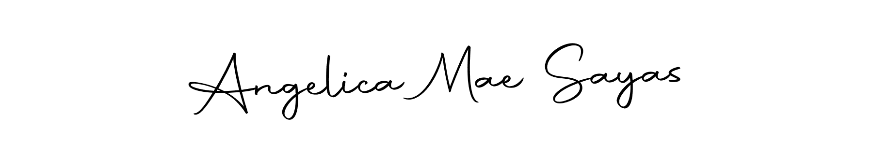 Make a beautiful signature design for name Angelica Mae Sayas. Use this online signature maker to create a handwritten signature for free. Angelica Mae Sayas signature style 10 images and pictures png