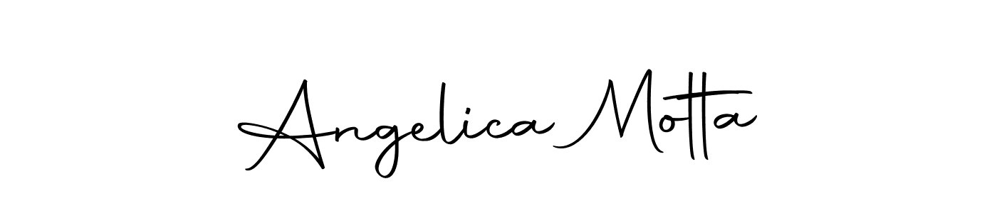 The best way (Autography-DOLnW) to make a short signature is to pick only two or three words in your name. The name Angelica Motta include a total of six letters. For converting this name. Angelica Motta signature style 10 images and pictures png