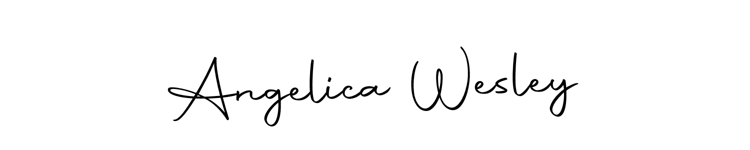 You should practise on your own different ways (Autography-DOLnW) to write your name (Angelica Wesley) in signature. don't let someone else do it for you. Angelica Wesley signature style 10 images and pictures png