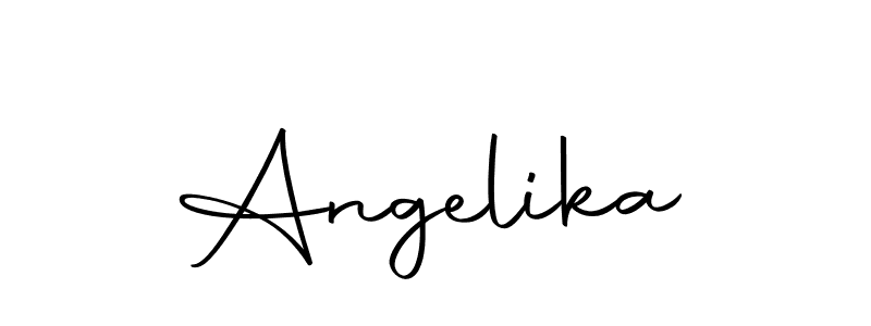 Create a beautiful signature design for name Angelika. With this signature (Autography-DOLnW) fonts, you can make a handwritten signature for free. Angelika signature style 10 images and pictures png