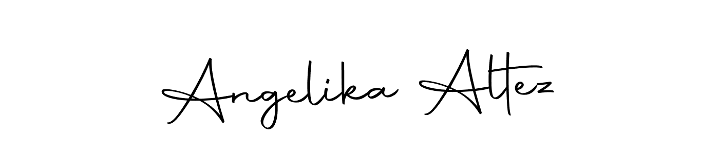 Create a beautiful signature design for name Angelika Altez. With this signature (Autography-DOLnW) fonts, you can make a handwritten signature for free. Angelika Altez signature style 10 images and pictures png