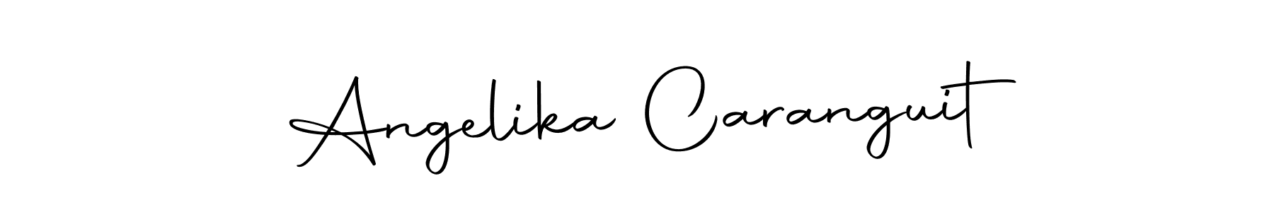 Make a beautiful signature design for name Angelika Caranguit. Use this online signature maker to create a handwritten signature for free. Angelika Caranguit signature style 10 images and pictures png