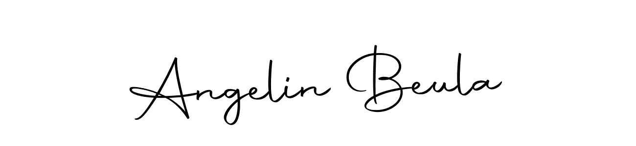 Make a beautiful signature design for name Angelin Beula. With this signature (Autography-DOLnW) style, you can create a handwritten signature for free. Angelin Beula signature style 10 images and pictures png