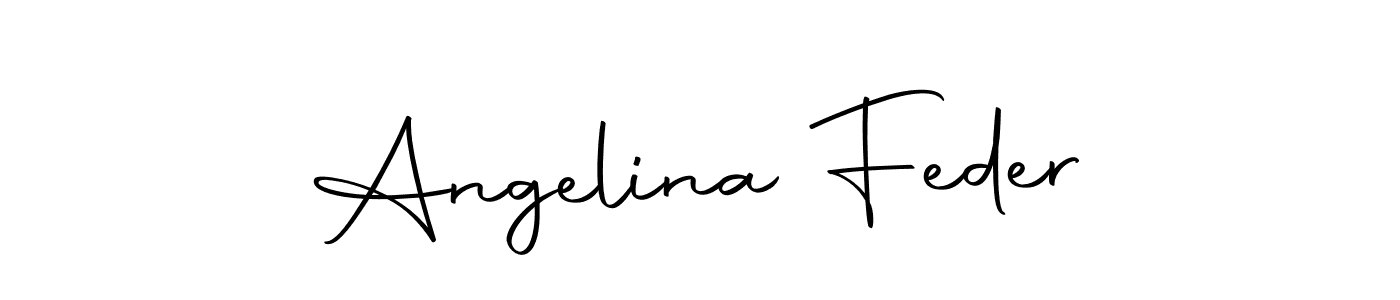 Use a signature maker to create a handwritten signature online. With this signature software, you can design (Autography-DOLnW) your own signature for name Angelina Feder. Angelina Feder signature style 10 images and pictures png