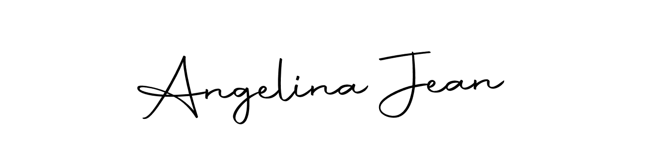 Design your own signature with our free online signature maker. With this signature software, you can create a handwritten (Autography-DOLnW) signature for name Angelina Jean. Angelina Jean signature style 10 images and pictures png