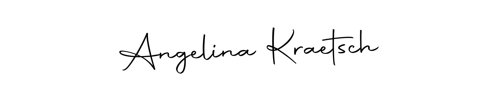 You should practise on your own different ways (Autography-DOLnW) to write your name (Angelina Kraetsch) in signature. don't let someone else do it for you. Angelina Kraetsch signature style 10 images and pictures png