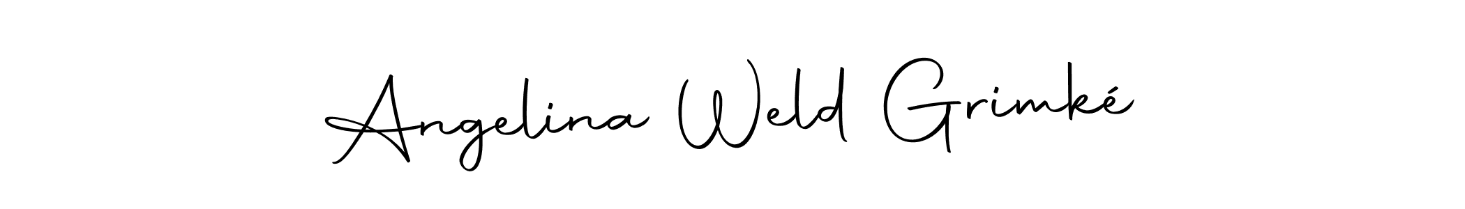 Use a signature maker to create a handwritten signature online. With this signature software, you can design (Autography-DOLnW) your own signature for name Angelina Weld Grimké. Angelina Weld Grimké signature style 10 images and pictures png