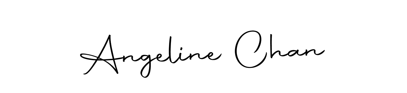 Design your own signature with our free online signature maker. With this signature software, you can create a handwritten (Autography-DOLnW) signature for name Angeline Chan. Angeline Chan signature style 10 images and pictures png