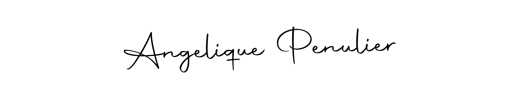 Angelique Penulier stylish signature style. Best Handwritten Sign (Autography-DOLnW) for my name. Handwritten Signature Collection Ideas for my name Angelique Penulier. Angelique Penulier signature style 10 images and pictures png