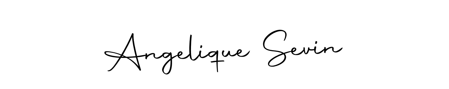 Make a beautiful signature design for name Angelique Sevin. With this signature (Autography-DOLnW) style, you can create a handwritten signature for free. Angelique Sevin signature style 10 images and pictures png