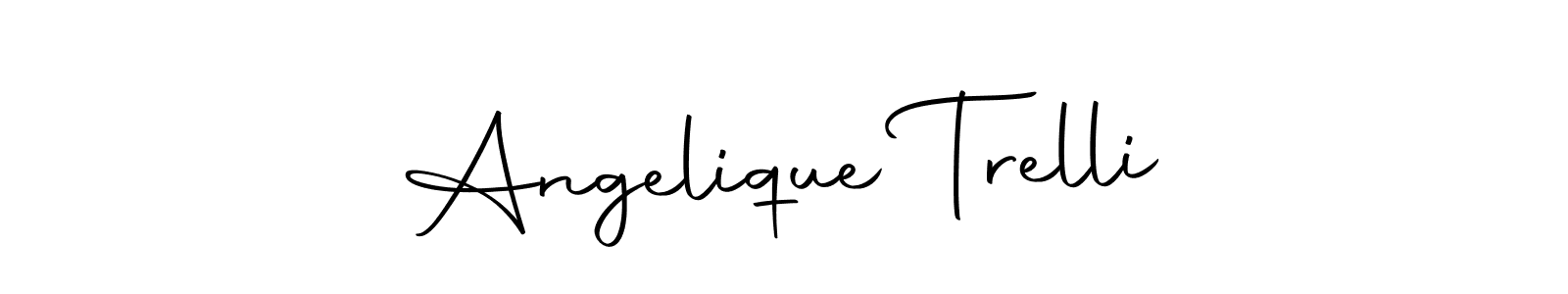 Angelique Trelli stylish signature style. Best Handwritten Sign (Autography-DOLnW) for my name. Handwritten Signature Collection Ideas for my name Angelique Trelli. Angelique Trelli signature style 10 images and pictures png