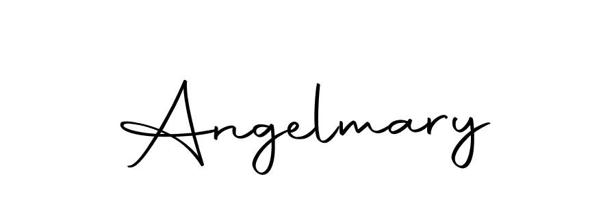 Use a signature maker to create a handwritten signature online. With this signature software, you can design (Autography-DOLnW) your own signature for name Angelmary. Angelmary signature style 10 images and pictures png