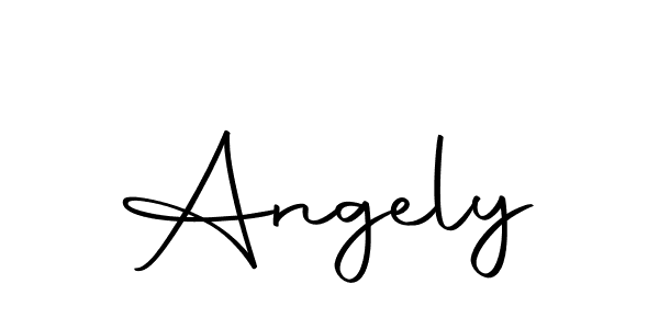 Create a beautiful signature design for name Angely. With this signature (Autography-DOLnW) fonts, you can make a handwritten signature for free. Angely signature style 10 images and pictures png