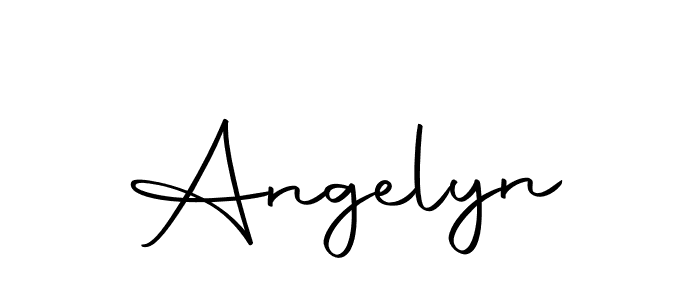 Use a signature maker to create a handwritten signature online. With this signature software, you can design (Autography-DOLnW) your own signature for name Angelyn. Angelyn signature style 10 images and pictures png