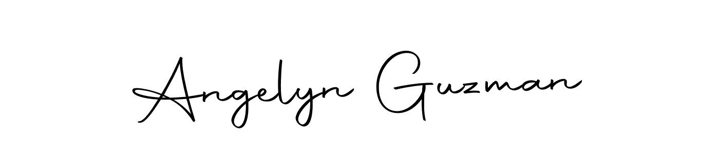 Make a beautiful signature design for name Angelyn Guzman. With this signature (Autography-DOLnW) style, you can create a handwritten signature for free. Angelyn Guzman signature style 10 images and pictures png
