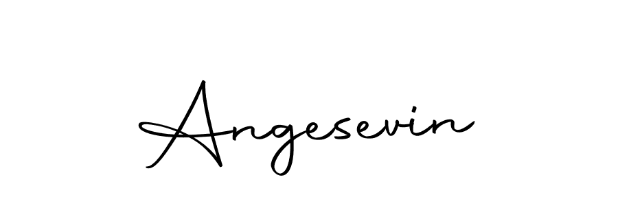 Make a beautiful signature design for name Angesevin. With this signature (Autography-DOLnW) style, you can create a handwritten signature for free. Angesevin signature style 10 images and pictures png