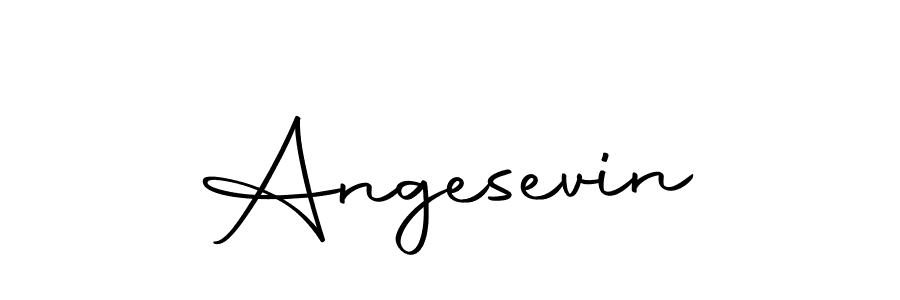 Make a beautiful signature design for name Angesevin. With this signature (Autography-DOLnW) style, you can create a handwritten signature for free. Angesevin signature style 10 images and pictures png