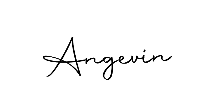 Also we have Angevin name is the best signature style. Create professional handwritten signature collection using Autography-DOLnW autograph style. Angevin signature style 10 images and pictures png