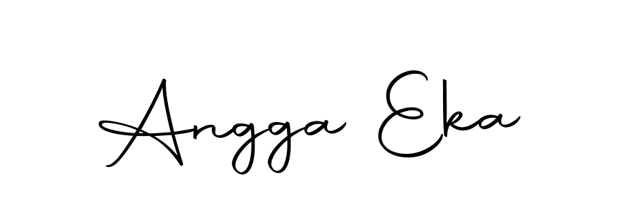 The best way (Autography-DOLnW) to make a short signature is to pick only two or three words in your name. The name Angga Eka include a total of six letters. For converting this name. Angga Eka signature style 10 images and pictures png