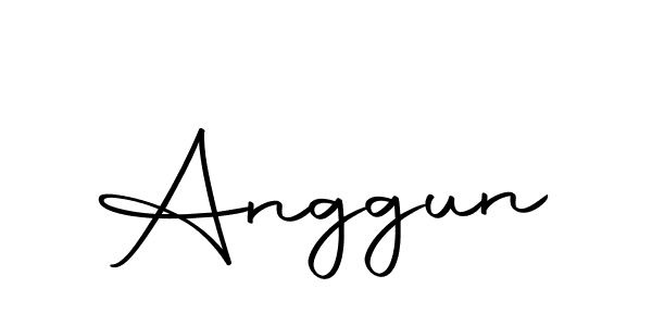 You should practise on your own different ways (Autography-DOLnW) to write your name (Anggun) in signature. don't let someone else do it for you. Anggun signature style 10 images and pictures png