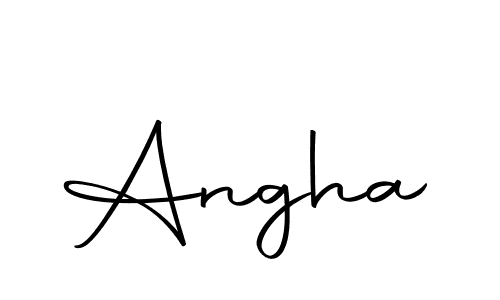 The best way (Autography-DOLnW) to make a short signature is to pick only two or three words in your name. The name Angha include a total of six letters. For converting this name. Angha signature style 10 images and pictures png