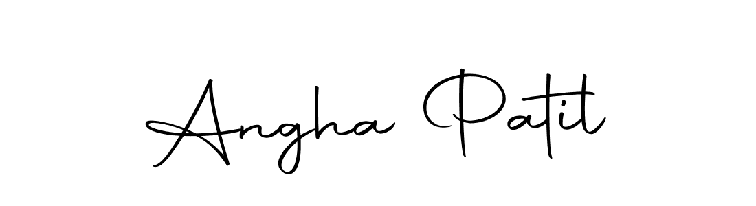 Angha Patil stylish signature style. Best Handwritten Sign (Autography-DOLnW) for my name. Handwritten Signature Collection Ideas for my name Angha Patil. Angha Patil signature style 10 images and pictures png