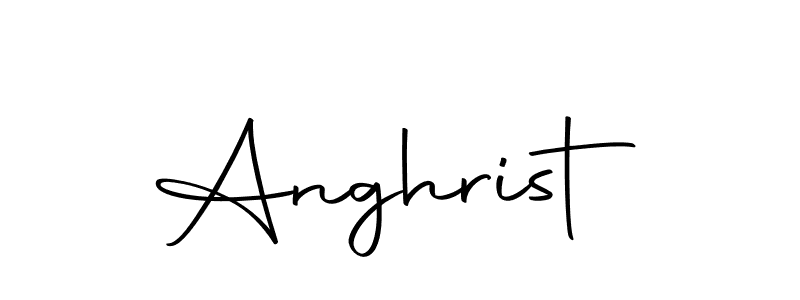 The best way (Autography-DOLnW) to make a short signature is to pick only two or three words in your name. The name Anghrist include a total of six letters. For converting this name. Anghrist signature style 10 images and pictures png