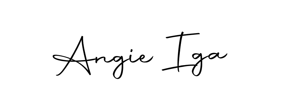 Similarly Autography-DOLnW is the best handwritten signature design. Signature creator online .You can use it as an online autograph creator for name Angie Iga. Angie Iga signature style 10 images and pictures png