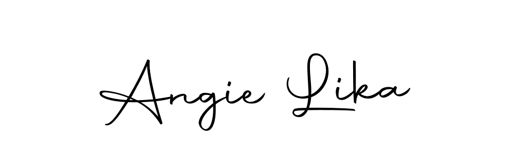 It looks lik you need a new signature style for name Angie Lika. Design unique handwritten (Autography-DOLnW) signature with our free signature maker in just a few clicks. Angie Lika signature style 10 images and pictures png