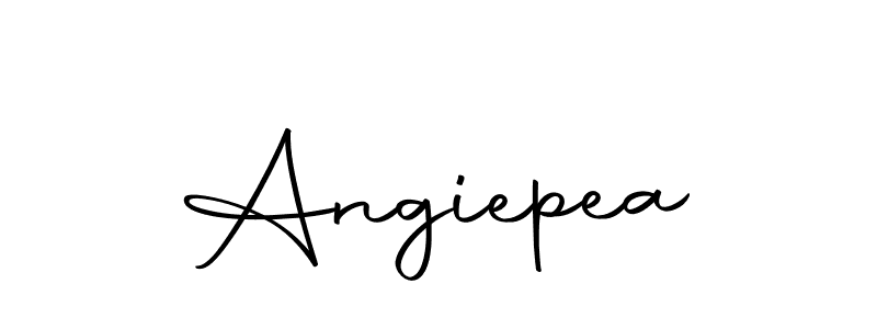Design your own signature with our free online signature maker. With this signature software, you can create a handwritten (Autography-DOLnW) signature for name Angiepea. Angiepea signature style 10 images and pictures png