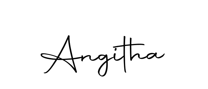 The best way (Autography-DOLnW) to make a short signature is to pick only two or three words in your name. The name Angitha include a total of six letters. For converting this name. Angitha signature style 10 images and pictures png