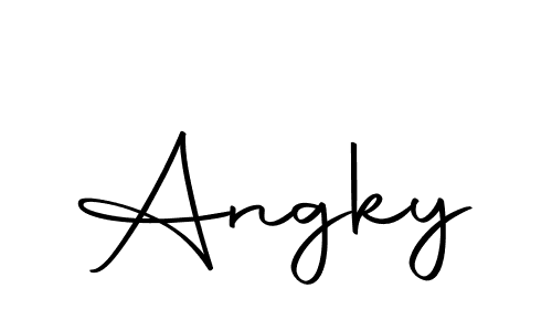You can use this online signature creator to create a handwritten signature for the name Angky. This is the best online autograph maker. Angky signature style 10 images and pictures png