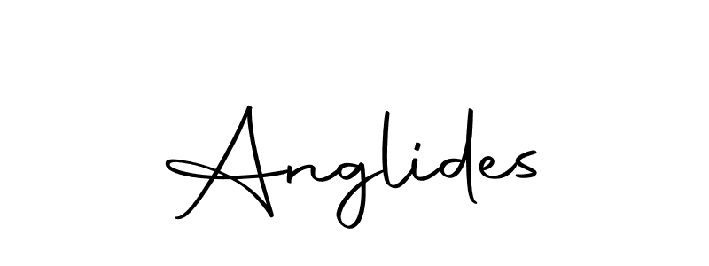 Similarly Autography-DOLnW is the best handwritten signature design. Signature creator online .You can use it as an online autograph creator for name Anglides. Anglides signature style 10 images and pictures png