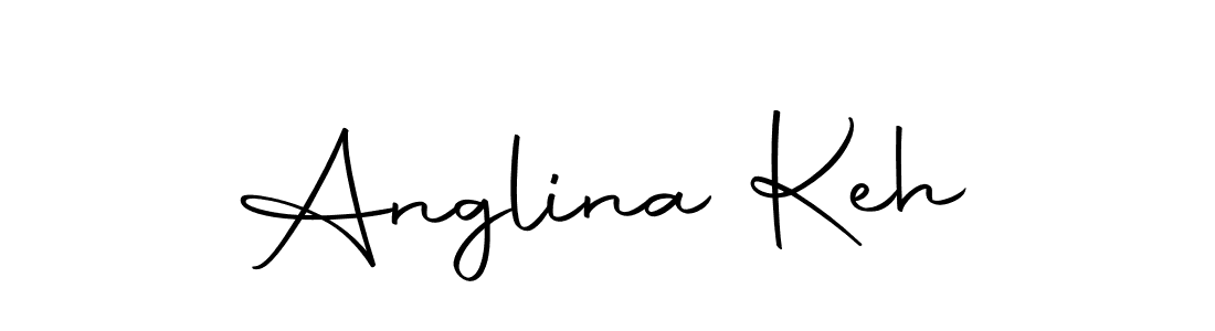 The best way (Autography-DOLnW) to make a short signature is to pick only two or three words in your name. The name Anglina Keh include a total of six letters. For converting this name. Anglina Keh signature style 10 images and pictures png