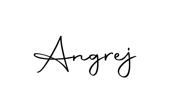 Angrej stylish signature style. Best Handwritten Sign (Autography-DOLnW) for my name. Handwritten Signature Collection Ideas for my name Angrej. Angrej signature style 10 images and pictures png